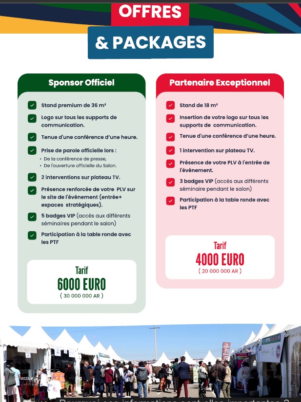 Offres et Packages Sponsoring